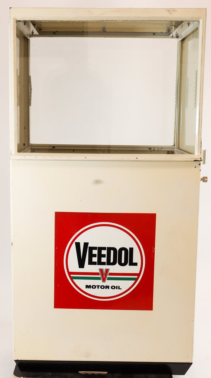 Veedol oil cabinet from the 1950s