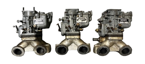 Ferrari 1 set of Weber carburetors 40 DCZ for 275GTB