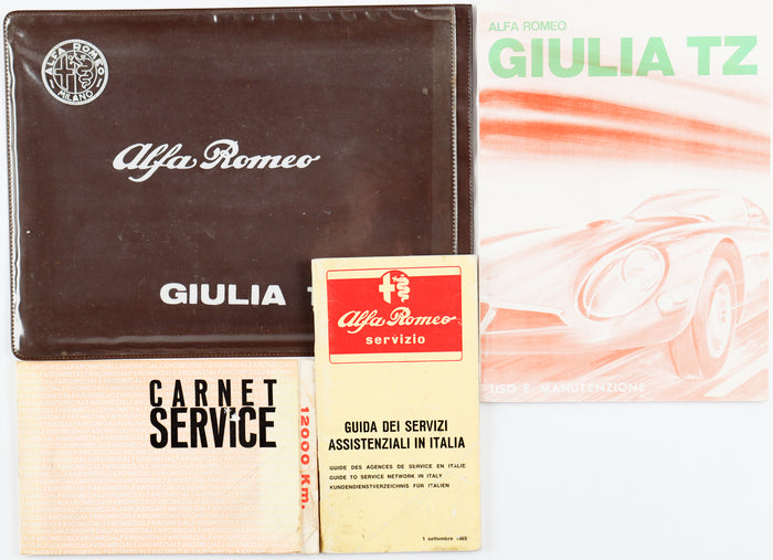 Alfa Romeo Bordmappe für Giulia TZ