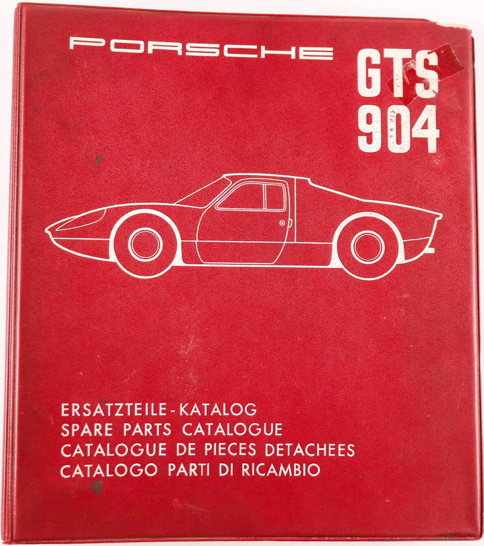 Porsche Ersatzteilekatalog Typ 904 GTS Ausgabe März 1964