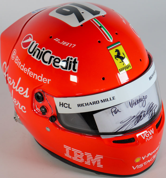 Ferrari Charles Leclerc 2025 Monza Grand Prix Niki Lauda Tribute Helmet