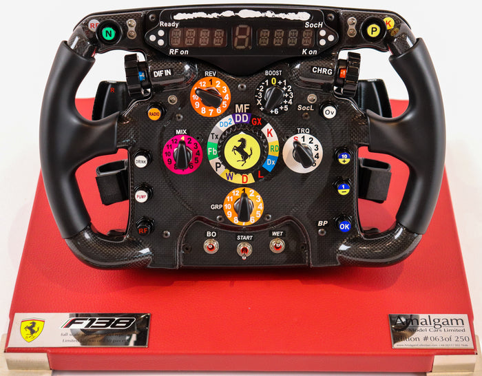 Ferrari Formula 1 steering wheel model F138 World Champion 2001