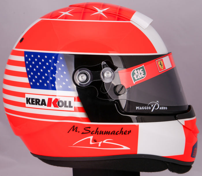 Michael Schumacher 2001 Ferrari Tribute Helmet