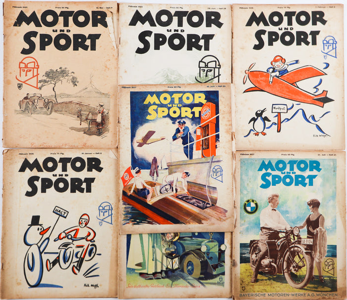 Zeitschrift Motor und Sport 20er Jahre