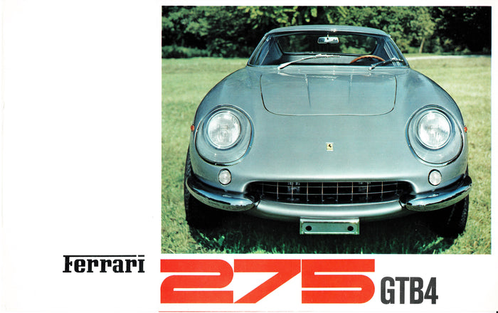 Ferrari Prospekt 275 GTB4