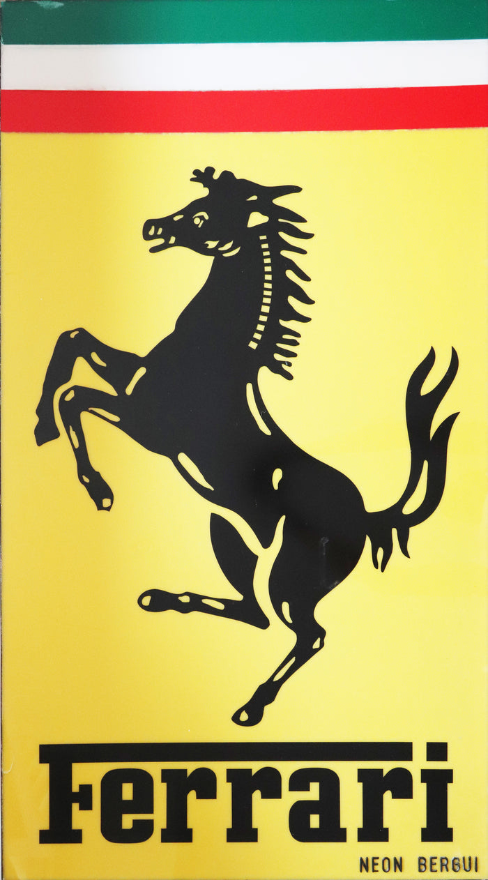 Erste Ferrari Leuchtreklame aus den frühen 60er Jahren