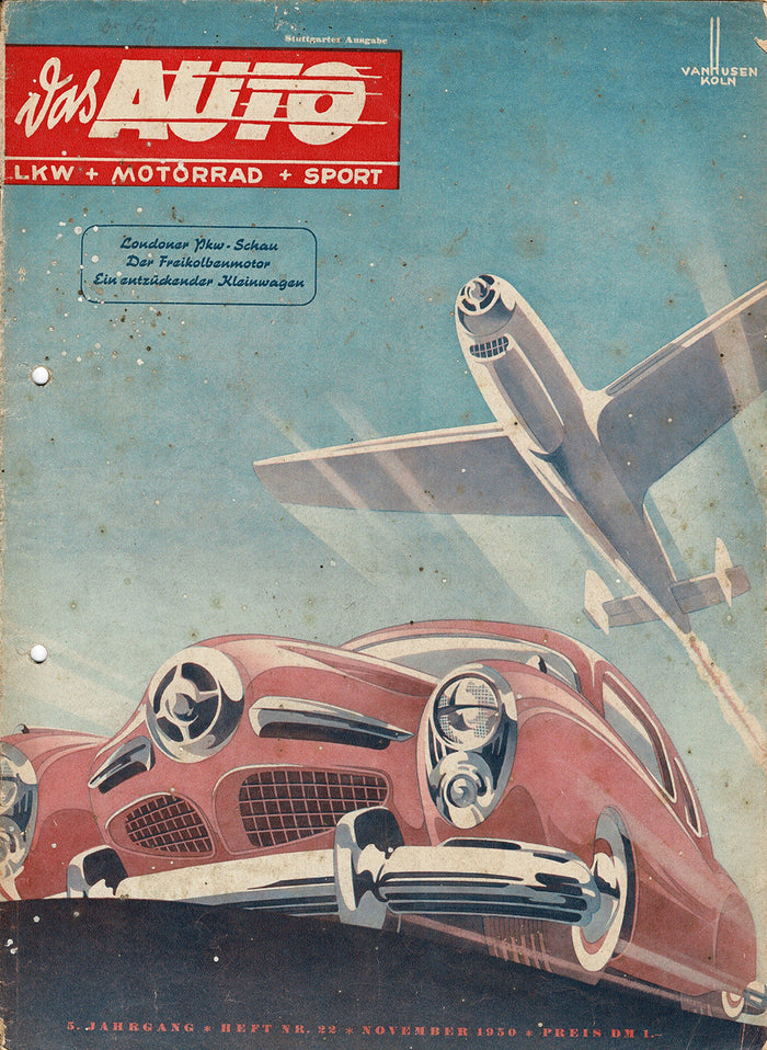 Zeitschrift Das Auto 1950, Heft 22