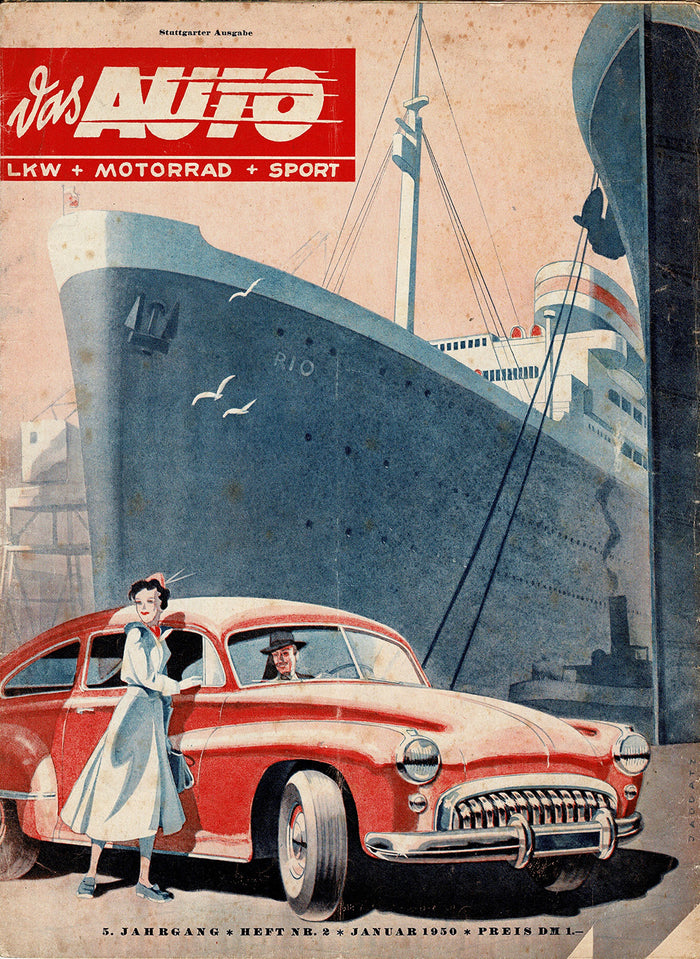Zeitschrift Das Auto 1950, Heft 2