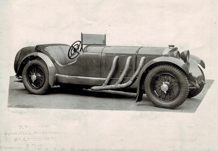 S/W Foto MERCEDES-BENZ SSK mit Corsica Karosserie