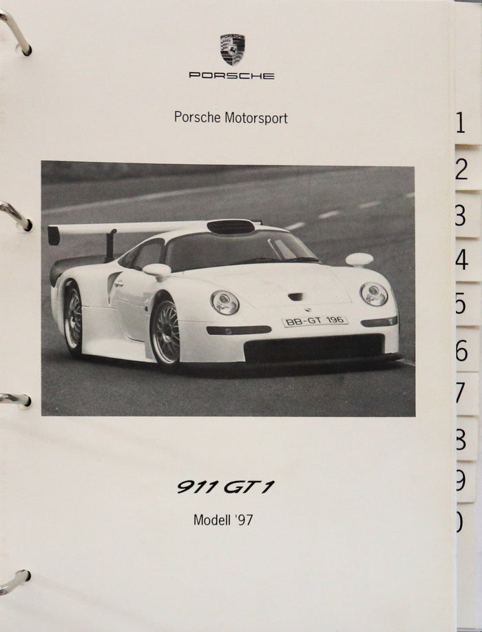 Ersatzteilkatalog Porsche 911 GT1 Modell 1997