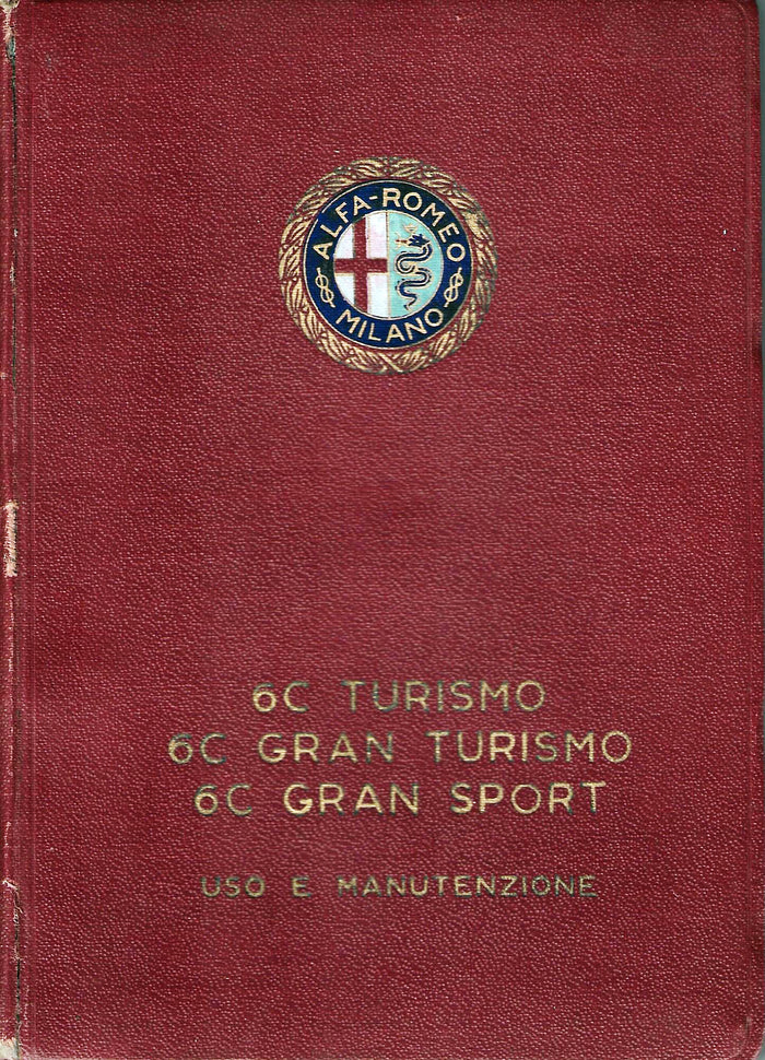 Alfa Romeo Betriebsanleitung von 1930