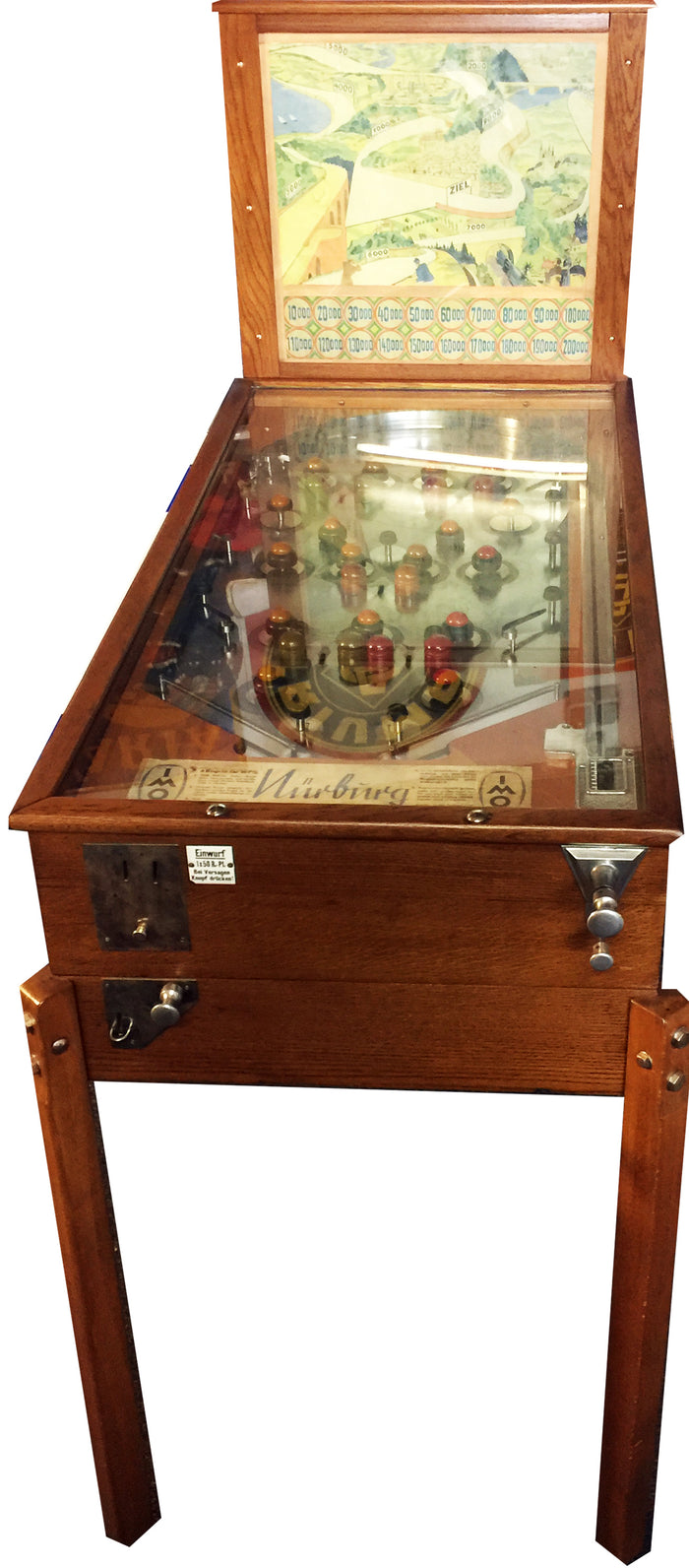 Kugelspielautomat Nürburgring Nordschleife von 1938