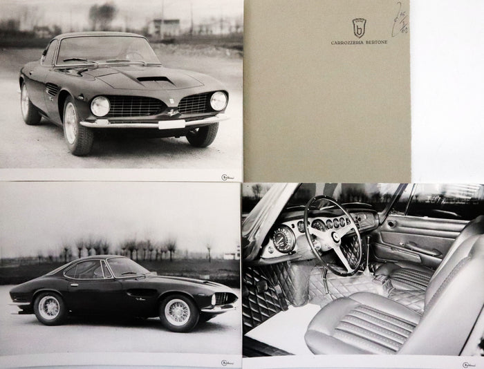 Original Pressemappe des Einzelstücks Ferrari 250 SWB Bertone