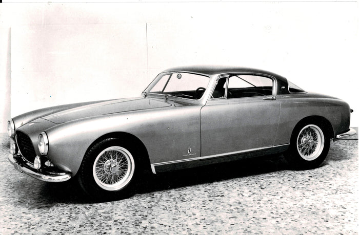 Original Ferrari S/W Werkspressefoto 250 Europa 2. Serie W. Pininfarina