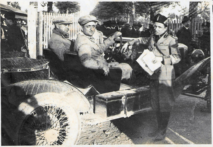 Original S/W Ferrari Pressefoto Coppa Delle Alpi 1923