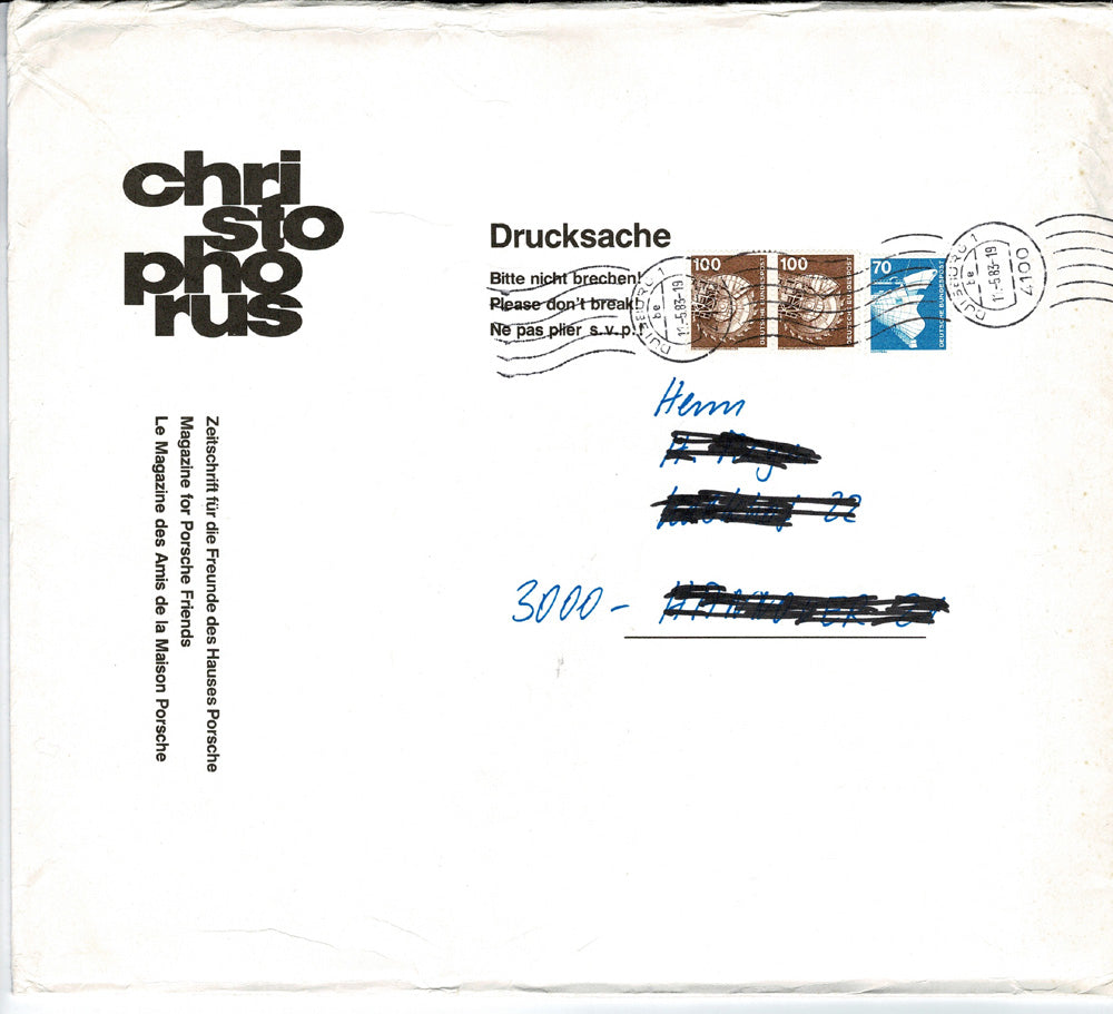 Porsche Zeitschrift Christophorus: Nr. 181, März 1983