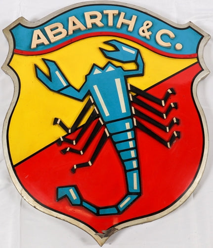 Abarth Händlerschild 60er Jahre