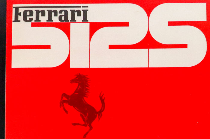 Ferrari Betriebsanleitung 512 S von 1970
