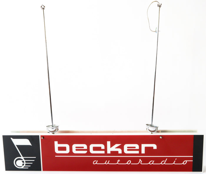 Leuchtreklame Becker Radio