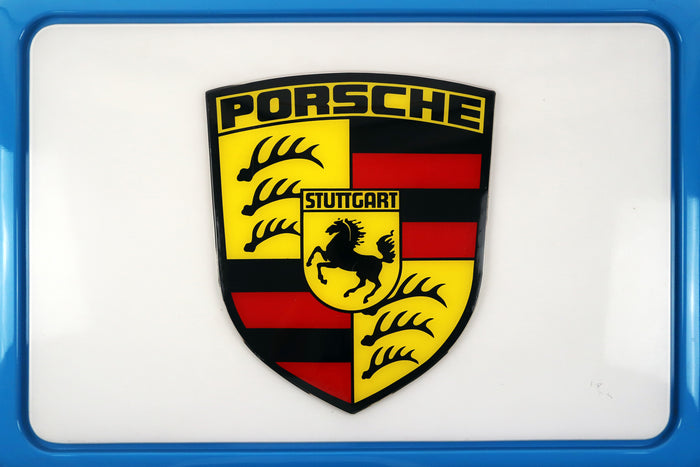Porsche Leuchtreklame aus den 70er Jahren