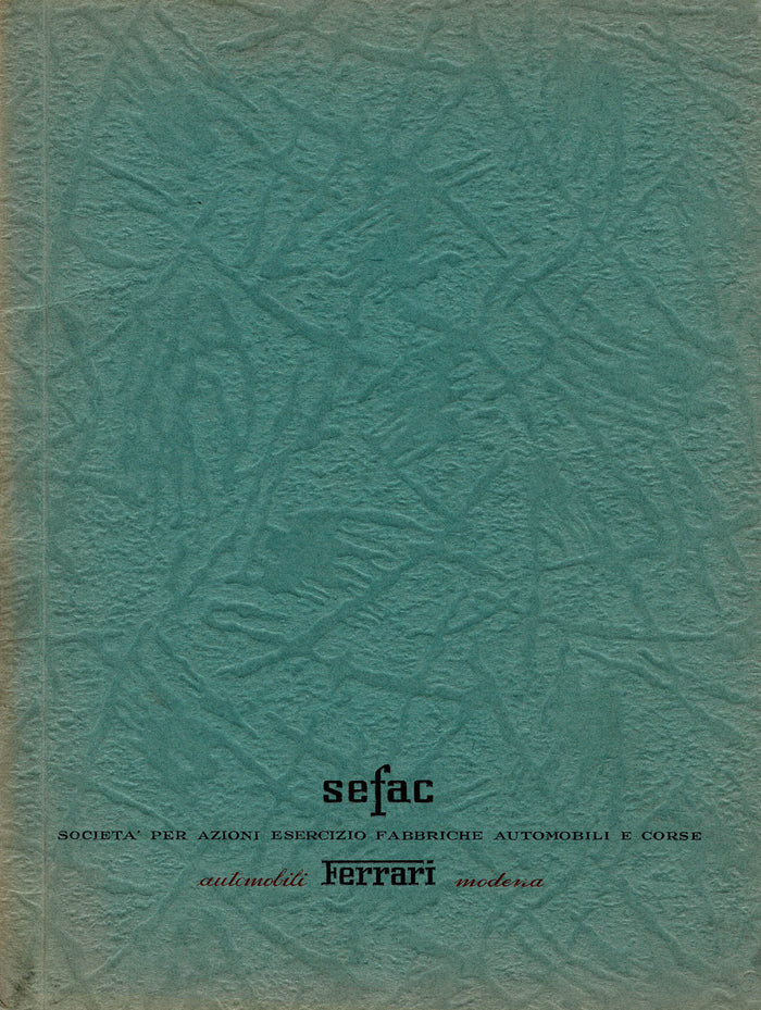 Ferrari Händlerverzeichnis von September 1960
