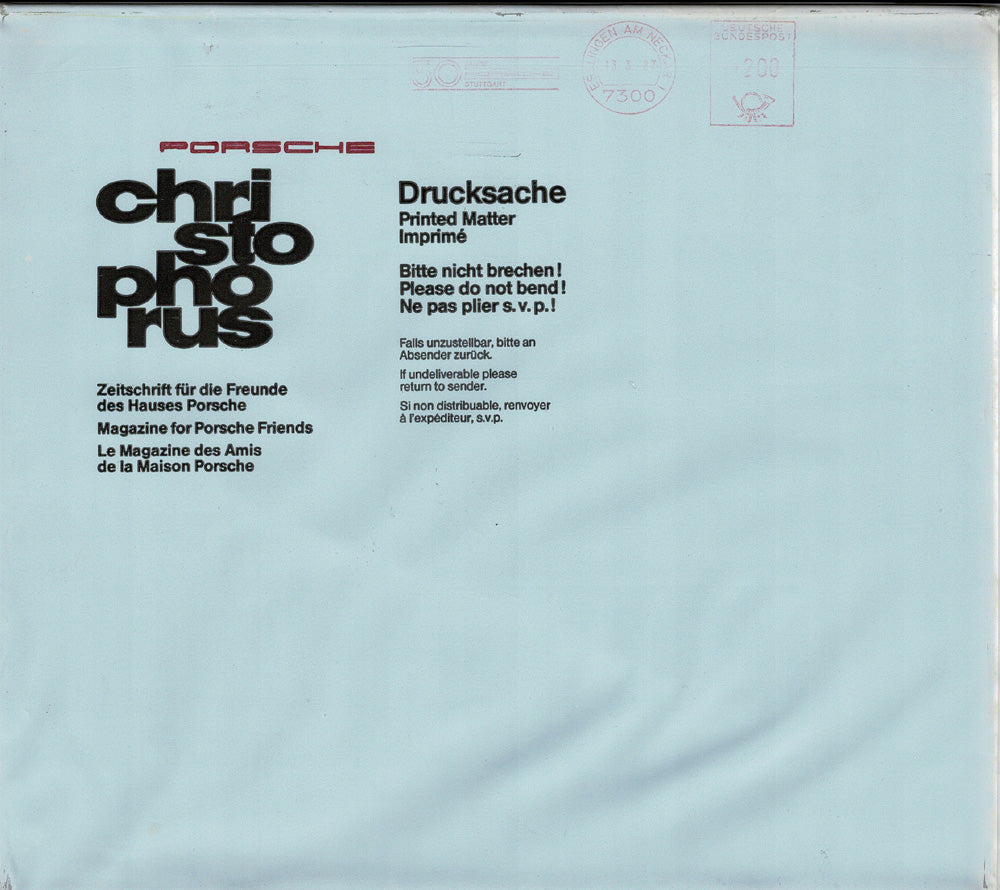 Porsche Zeitschrift Christophorus: Nr. 205, März 1987