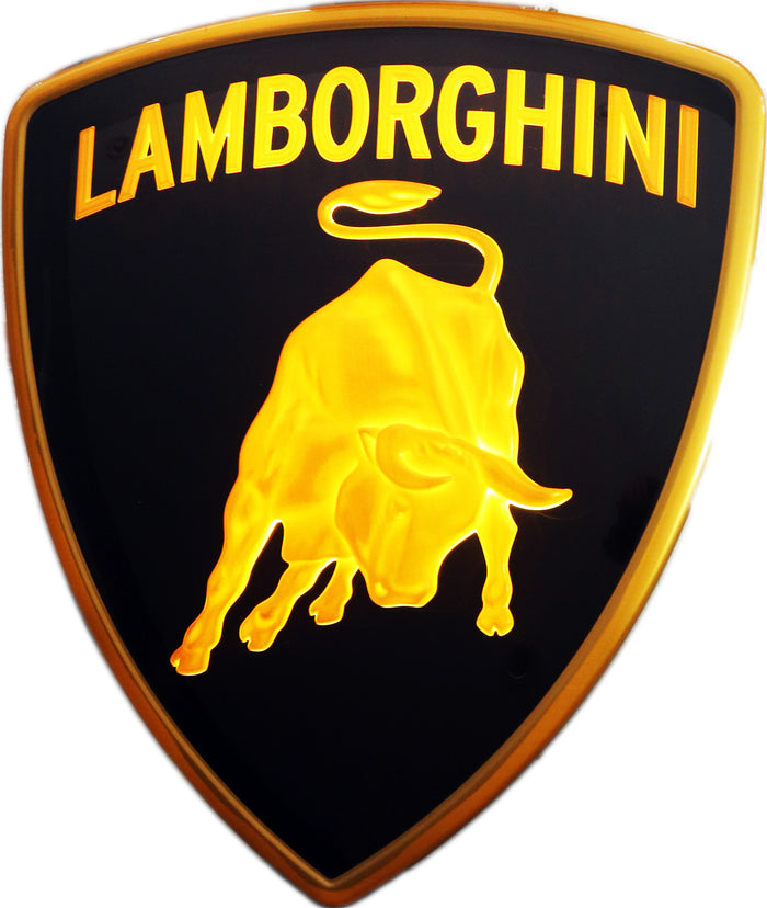 Lamborghini Leuchtreklame