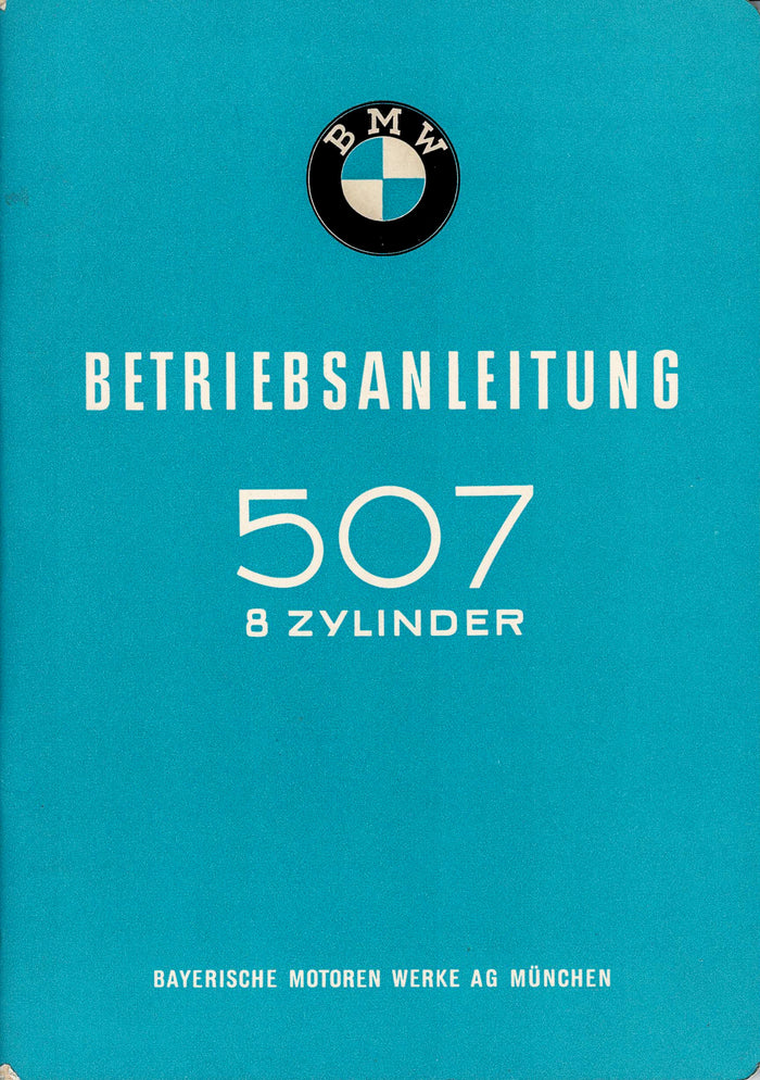 BMW Betriebsanleitung Typ 507