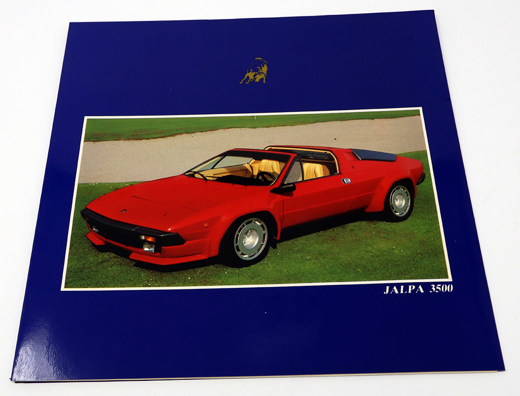 Faltprospekt Lamborghini Jalpa 3500