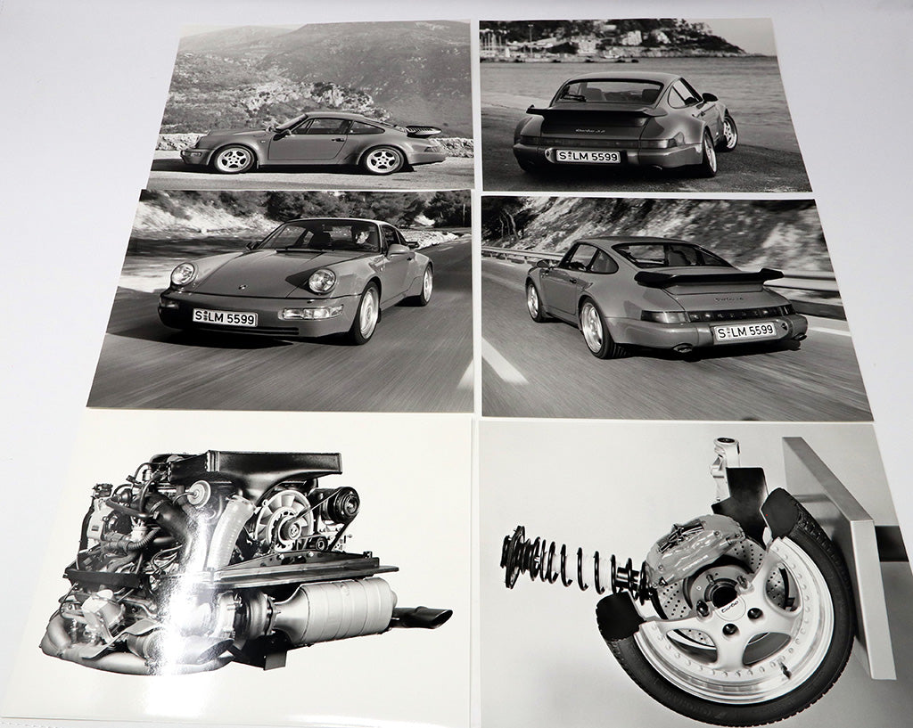 Pressemappe Porsche Turbo 3,6 Baureihe 964 von 1993