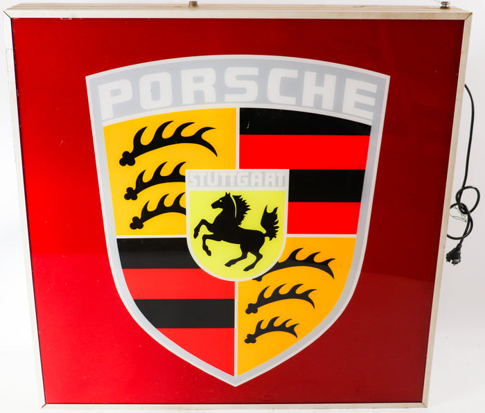 Porsche Leuchtreklame 60er Jahre